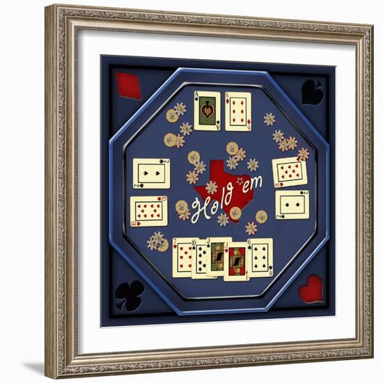 Hold'em Table-Kate Ward Thacker-Framed Giclee Print