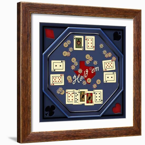 Hold'em Table-Kate Ward Thacker-Framed Giclee Print