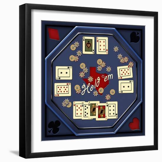 Hold'em Table-Kate Ward Thacker-Framed Giclee Print