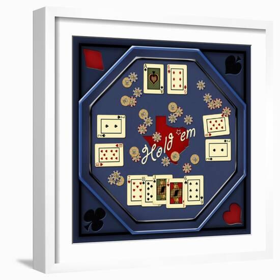 Hold'em Table-Kate Ward Thacker-Framed Giclee Print