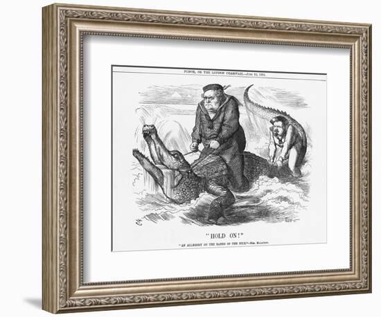Hold On!, 1882-Joseph Swain-Framed Giclee Print