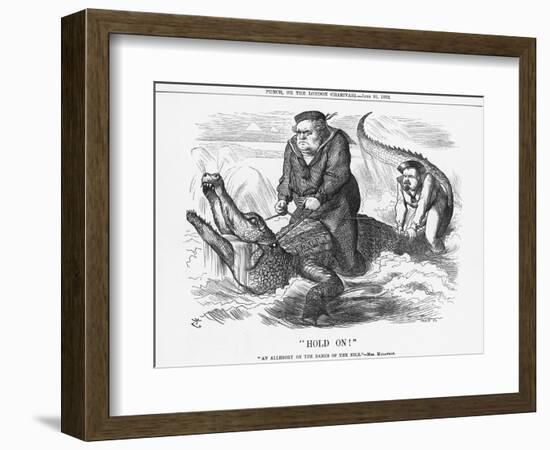 Hold On!, 1882-Joseph Swain-Framed Giclee Print