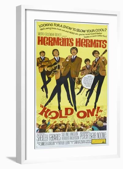 Hold On!, US poster, Peter Noone, 1966-null-Framed Art Print