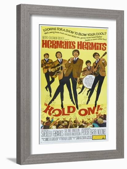 Hold On!, US poster, Peter Noone, 1966-null-Framed Premium Giclee Print