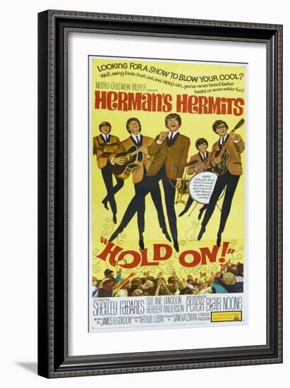 Hold On!, US poster, Peter Noone, 1966-null-Framed Art Print