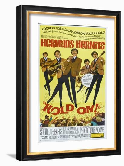 Hold On!, US poster, Peter Noone, 1966-null-Framed Art Print