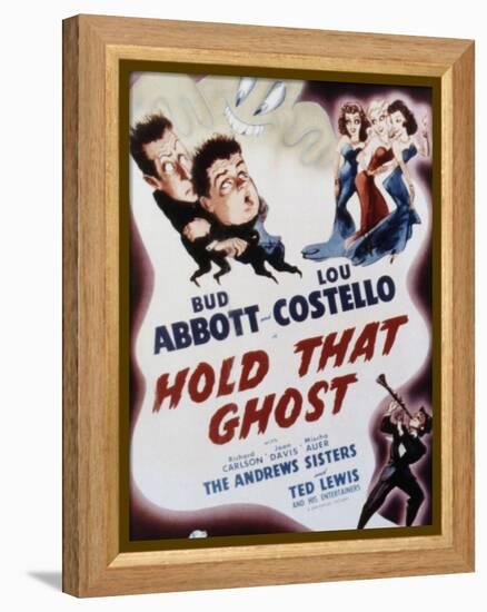 Hold That Ghost, Bud Abbott, Lou Costello, The Andrews Sisters, Ted Lewis, 1941-null-Framed Stretched Canvas