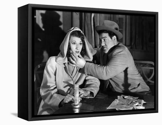 Hold That Ghost, Joan Davis, Lou Costello, 1941-null-Framed Stretched Canvas