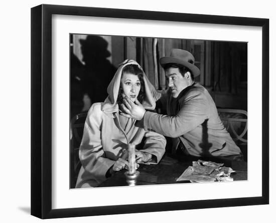 Hold That Ghost, Joan Davis, Lou Costello, 1941-null-Framed Photo