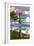 Holden Beach, North Carolina - Destination Sign-Lantern Press-Framed Premium Giclee Print
