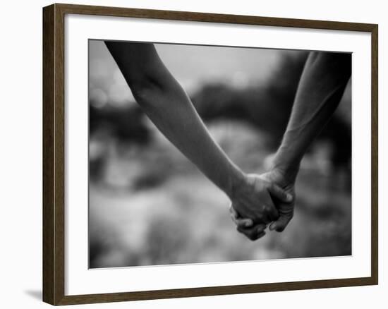 Holding Hands-Kevin Lange-Framed Photographic Print