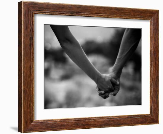 Holding Hands-Kevin Lange-Framed Photographic Print