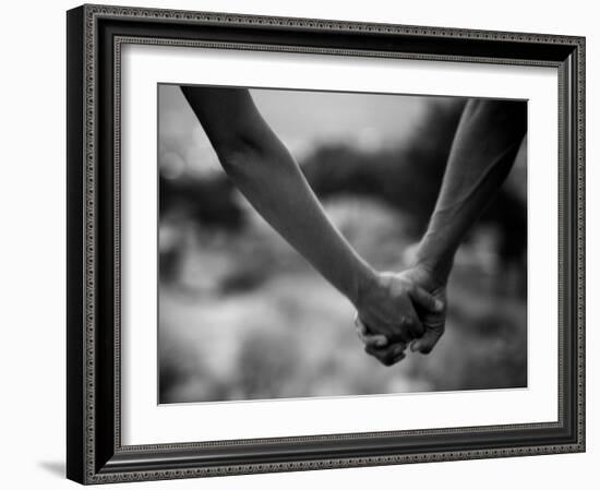 Holding Hands-Kevin Lange-Framed Photographic Print