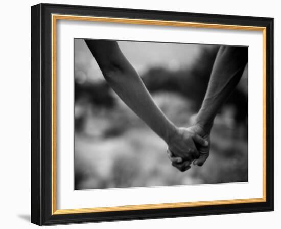 Holding Hands-Kevin Lange-Framed Photographic Print