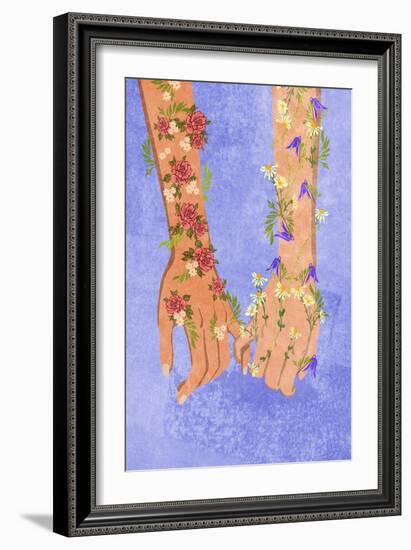 Holding Hands-Raissa Oltmanns-Framed Giclee Print