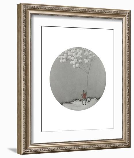 Holding On-Kara Smith-Framed Art Print