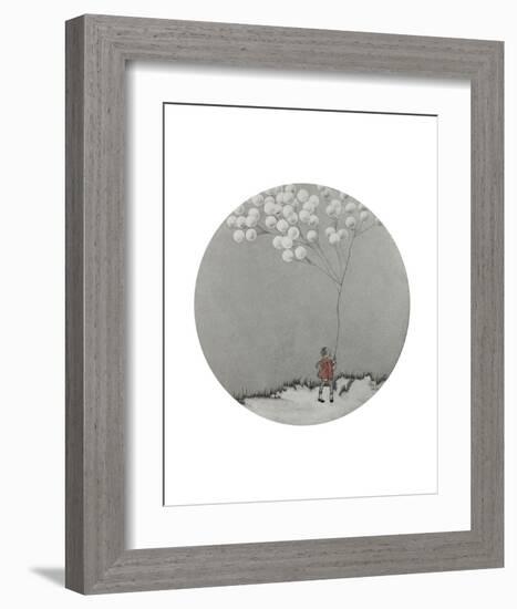 Holding On-Kara Smith-Framed Art Print