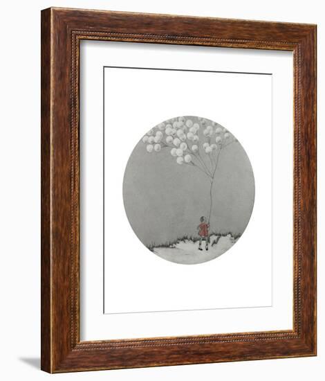 Holding On-Kara Smith-Framed Art Print