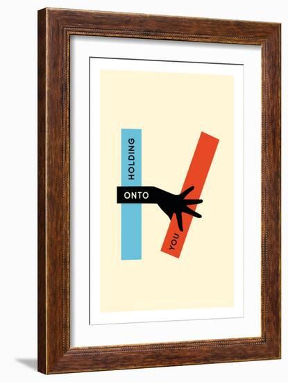 Holding Onto You-null-Framed Art Print