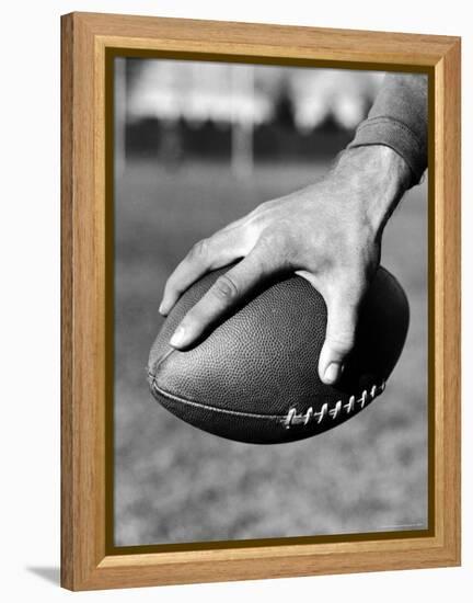 Holding the Football is Player Paul Dekker of Michigan State-Joe Scherschel-Framed Premier Image Canvas