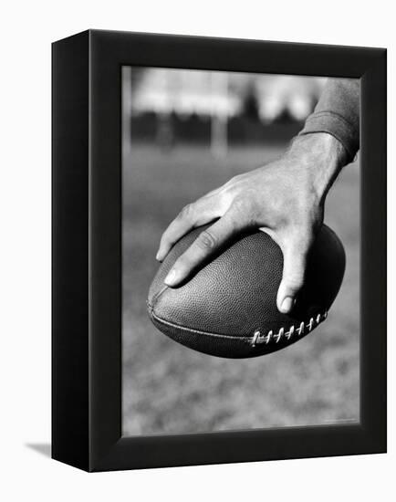 Holding the Football is Player Paul Dekker of Michigan State-Joe Scherschel-Framed Premier Image Canvas