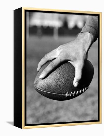 Holding the Football is Player Paul Dekker of Michigan State-Joe Scherschel-Framed Premier Image Canvas