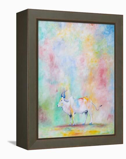 Holi Cow, 2014-Rebecca Campbell-Framed Premier Image Canvas