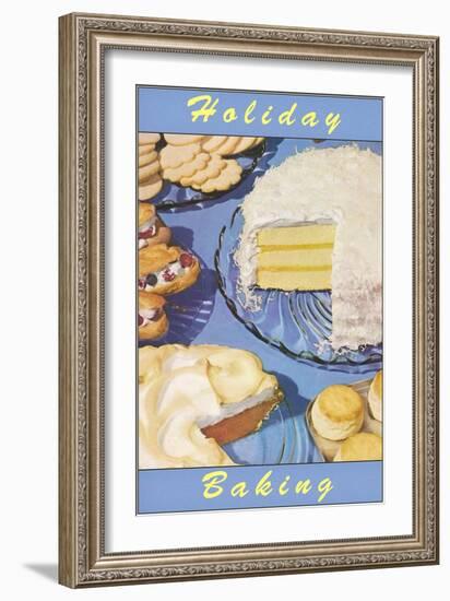 Holiday Baking-null-Framed Art Print