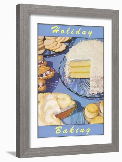 Holiday Baking-null-Framed Art Print