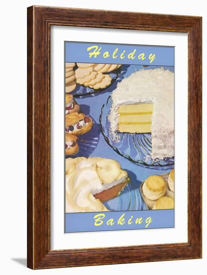 Holiday Baking-null-Framed Art Print