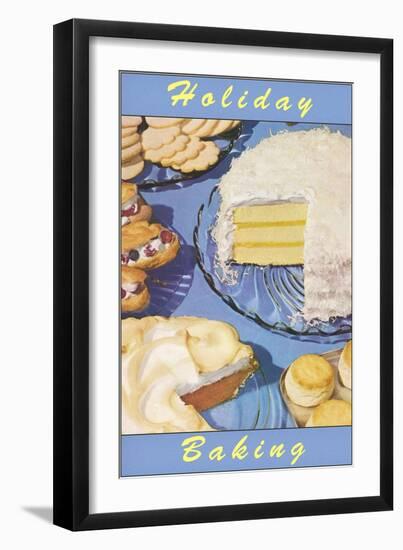 Holiday Baking-null-Framed Art Print