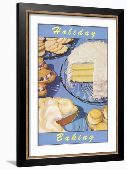 Holiday Baking-null-Framed Art Print