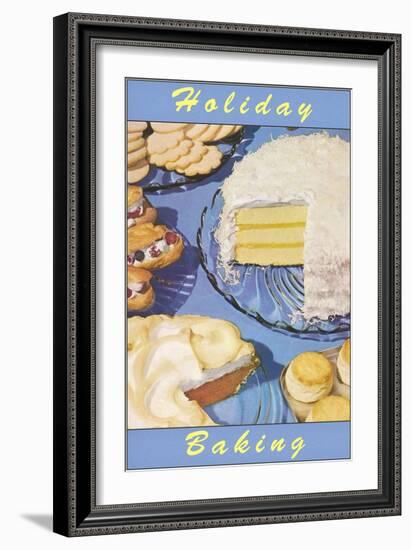 Holiday Baking-null-Framed Art Print