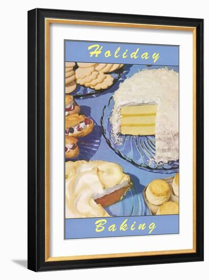 Holiday Baking-null-Framed Art Print