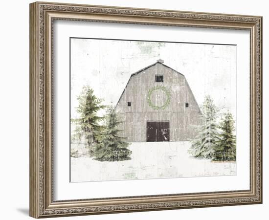 Holiday Barn-Katie Pertiet-Framed Art Print