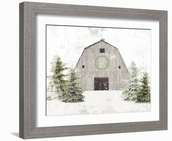 Holiday Barn-Katie Pertiet-Framed Art Print