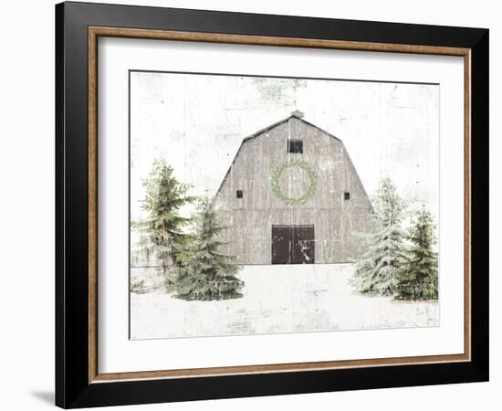 Holiday Barn-Katie Pertiet-Framed Art Print