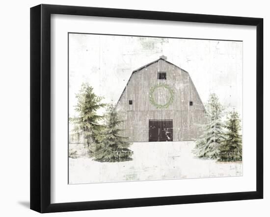 Holiday Barn-Katie Pertiet-Framed Art Print