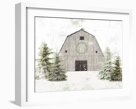 Holiday Barn-Katie Pertiet-Framed Art Print