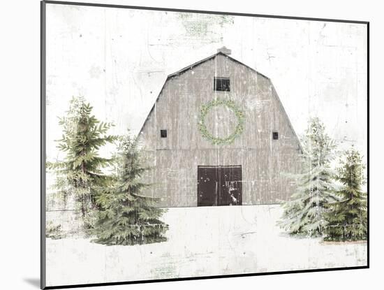 Holiday Barn-Katie Pertiet-Mounted Art Print