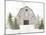 Holiday Barn-Katie Pertiet-Mounted Art Print