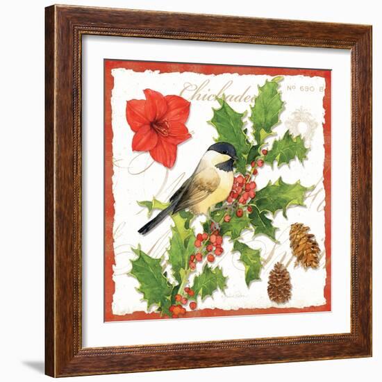 Holiday Birds I-Julie Paton-Framed Art Print