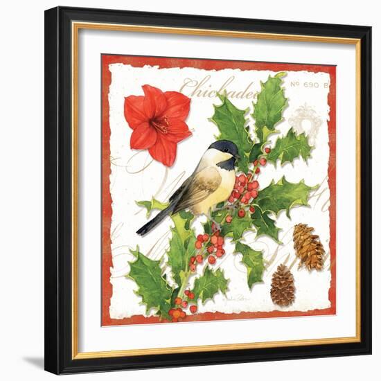 Holiday Birds I-Julie Paton-Framed Art Print