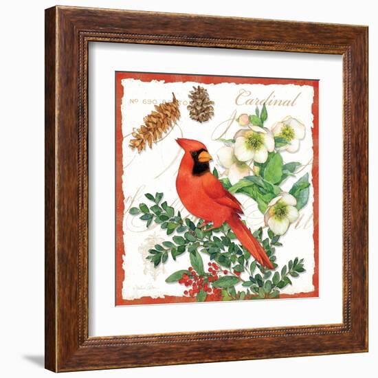 Holiday Birds II-Julie Paton-Framed Art Print