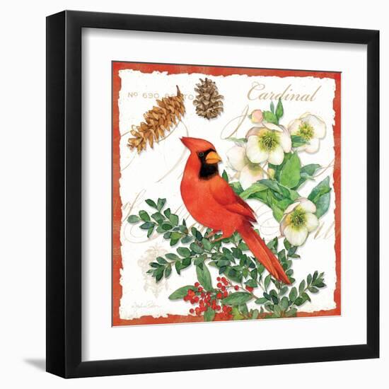 Holiday Birds II-Julie Paton-Framed Art Print