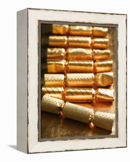 Holiday Candies Wrapped in Gold-null-Framed Premier Image Canvas