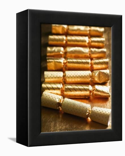 Holiday Candies Wrapped in Gold-null-Framed Premier Image Canvas