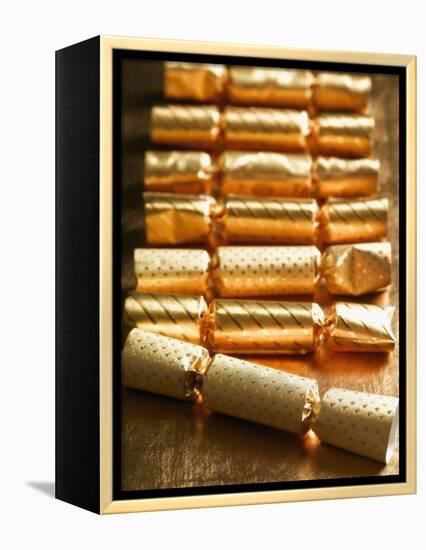 Holiday Candies Wrapped in Gold-null-Framed Premier Image Canvas