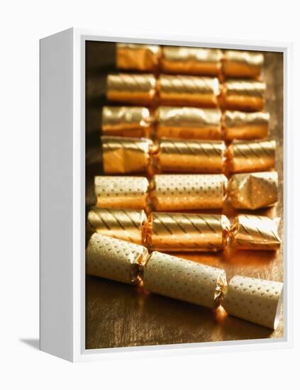 Holiday Candies Wrapped in Gold-null-Framed Premier Image Canvas