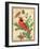 Holiday Cardinal-Julie Paton-Framed Art Print
